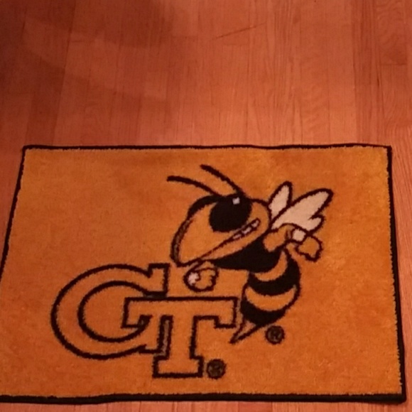 GA TECH YELLOE JACKETS RUG - Picture 1 of 3